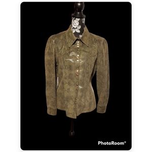 Double D Ranch , Genuine Leather Jacket.